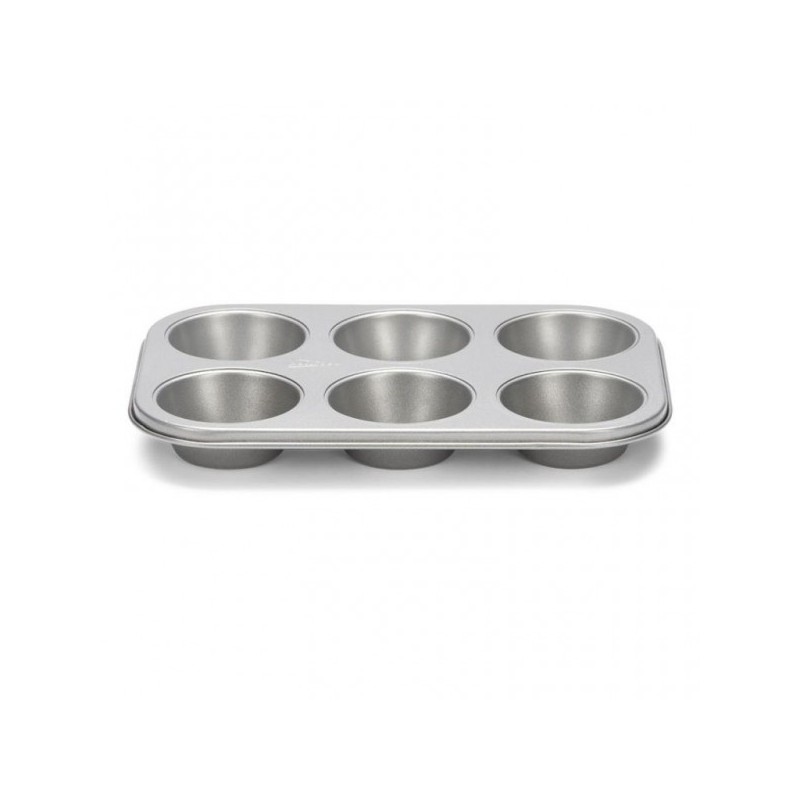 Molde cupcakes Patisse Silver-Top 6 cavidades | Antiadherente y no des