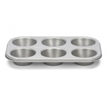 Molde cupcakes Patisse Silver-Top 6 cavidades | Antiadherente y no des