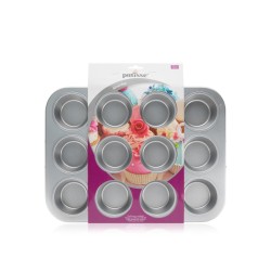 Molde muffins Patisse Silver-Top 12 cavidades | Antiadherente y no des