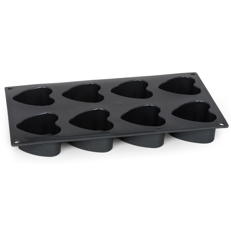Molde 8 corazones silicona Patisse Starflex, foto 3