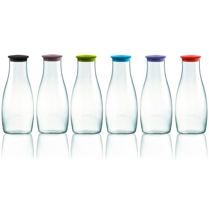 Jarra Retap 1,2 L 🥛 Vidrio borosilicato y tapón intercambiable 🌿 | Things