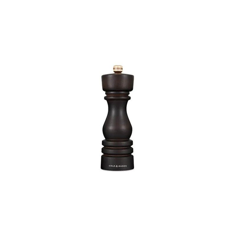 Molino de sal de madera chocolate con mecanismo cerámico Cole & Mason London 18 cm | Things
