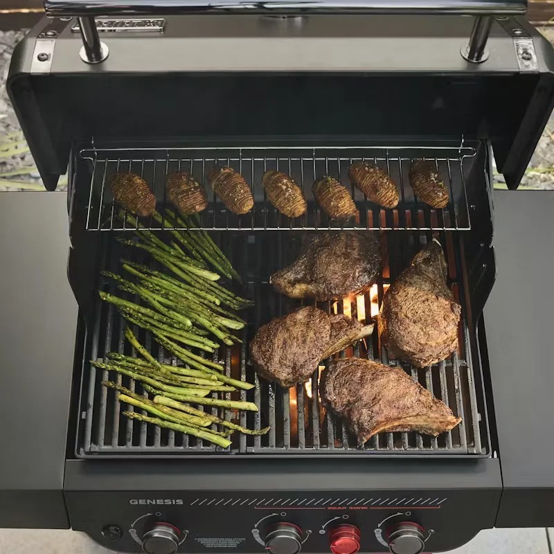 Weber Genesis E-330WR Stealth + Rustidor Giratorio de Regalo, foto 3
