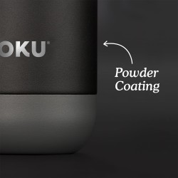 🥤 Botella térmica acero inoxidable 750 ml  negro  Zoku | Things