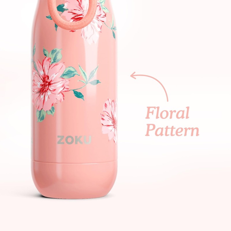 Botella térmica 750 ml Zoku Rose Petal Pink 🌸🧴 | Things