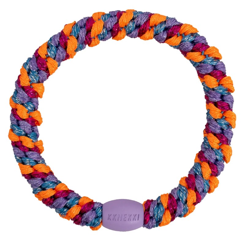 Goma kknekki  mix carnaval (lila, naranja, azul y fucsia brilli) | Things