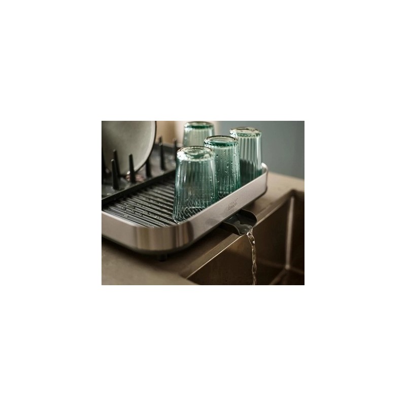 DUO Steel Expanding Dish Rack escurridor acero Joseph Joseph | Things