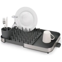 DUO Steel Expanding Dish Rack escurridor acero Joseph Joseph | Things