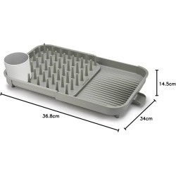 DUO Expandable Dish Rack Grey  Escurridor extensible gris Joseph Joseph | Things