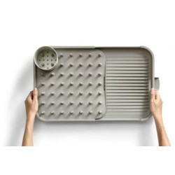 DUO Expandable Dish Rack Grey  Escurridor extensible gris Joseph Joseph | Things