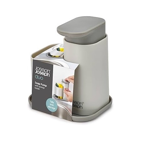 🧴DUO Soap Pump with Sponge Holder jabonera con portaesponjas  Joseph Joseph | Things
