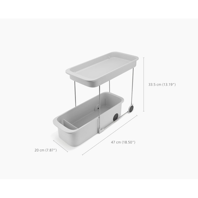 CUPBOARDSTORE™ 2‑Tier Caddy Organizador de dos niveles para armarios Joseph Joseph, foto 2
