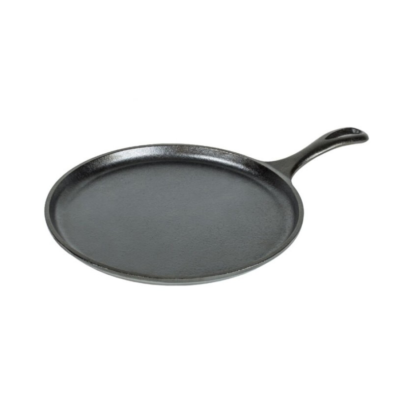 Plancha redonda lisa 26 cm. Lodge
