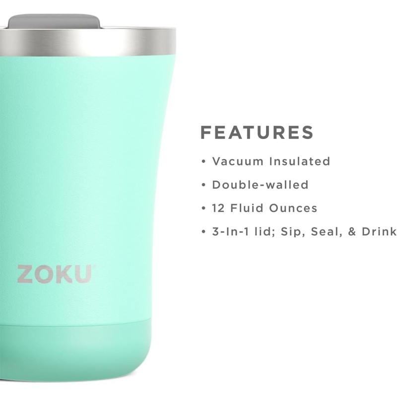 Vaso Térmico Zoku 350 ml Acero Inoxidable | Things