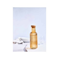 Botella de Cristal Decorativa con Tapón de Corcho 🍶✨ | Things