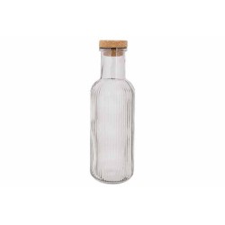 Botella de Cristal Decorativa con Tapón de Corcho 🍶✨ | Things