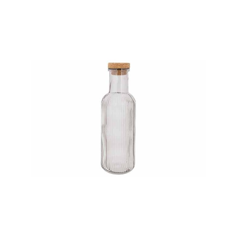 Botella de Cristal Decorativa con Tapón de Corcho 🍶✨ | Things