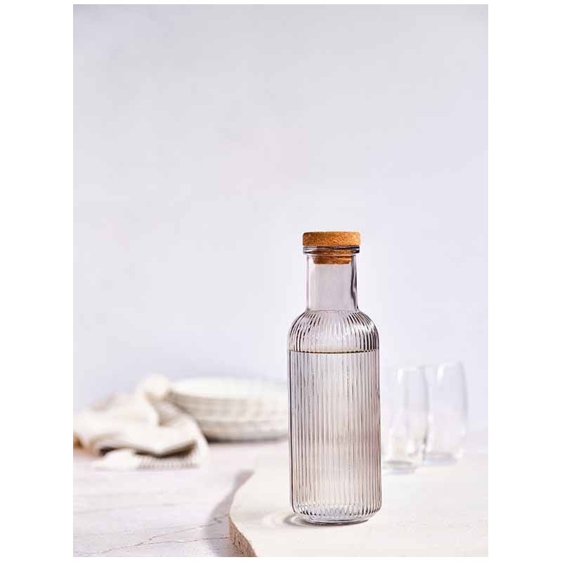 Botella de Cristal Decorativa con Tapón de Corcho, foto 6