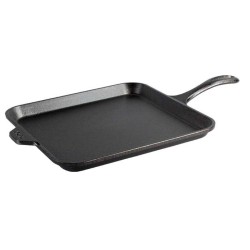 Plancha lisa cuadrada de hierro fundido Lodge 28 cm | Things