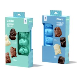 Set 2 Moldes de Silicona para chocolate Mascotas y Monstruos Zoku | Things