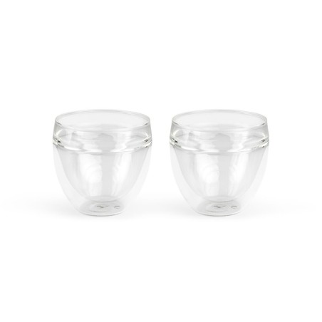 Set de 2 vasos de vidrio de doble pared 200 ml. Bredemeijer
