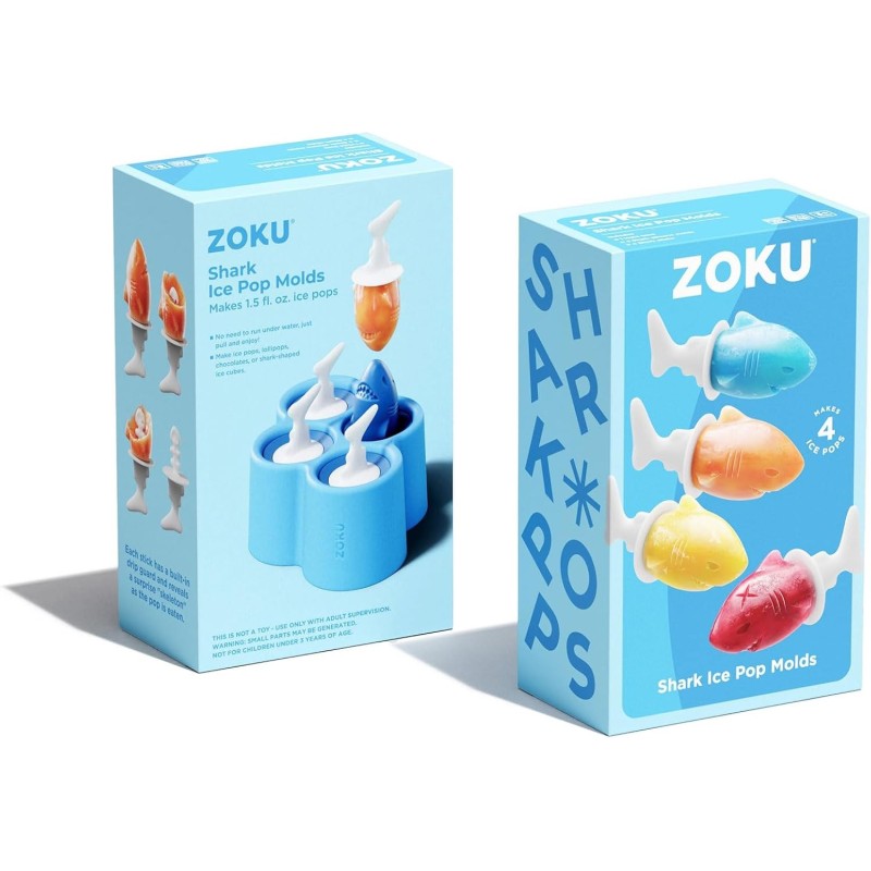 Molde para helados de tiburón Zoku Shark Ice Pop | Things