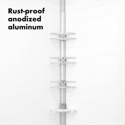🚿  Estantería Telescópica para Ducha de Aluminio OXO | Things