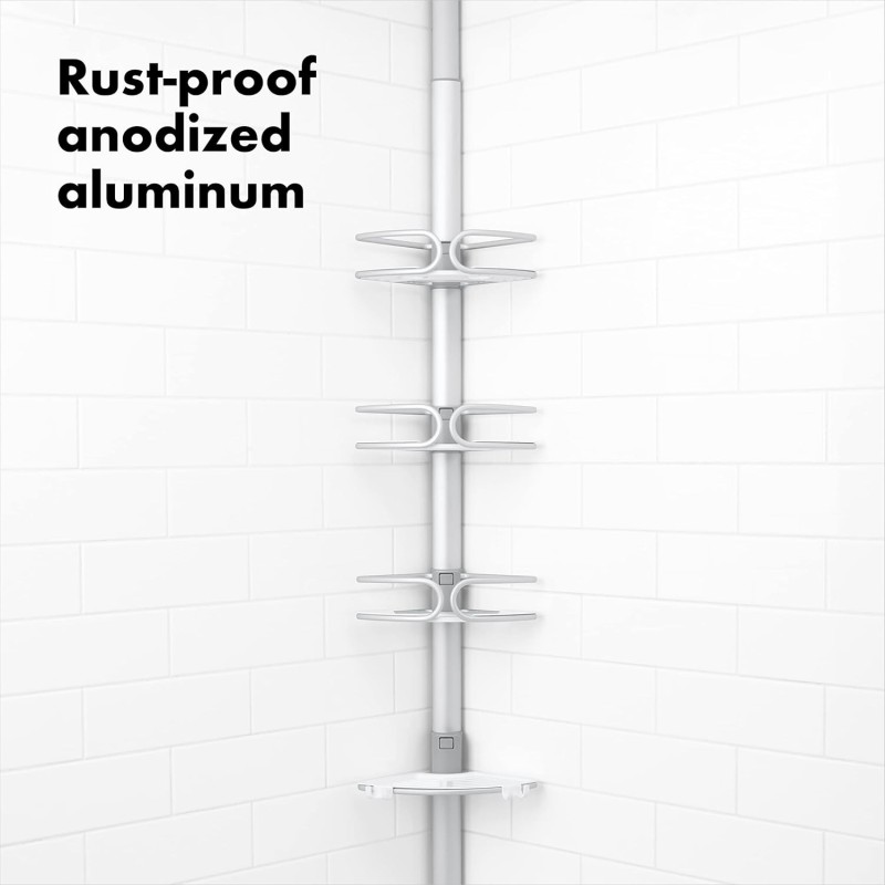 🚿  Estantería Telescópica para Ducha de Aluminio OXO | Things