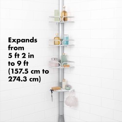 🚿  Estantería Telescópica para Ducha de Aluminio OXO | Things