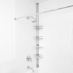 🚿  Estantería Telescópica para Ducha de Aluminio OXO | Things