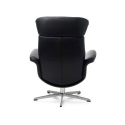 Sillón Timeout madera de nogal piel, foto 10