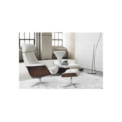 Sillón Timeout madera de nogal piel, foto 16
