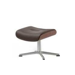 Sillón Timeout madera de nogal piel, foto 3