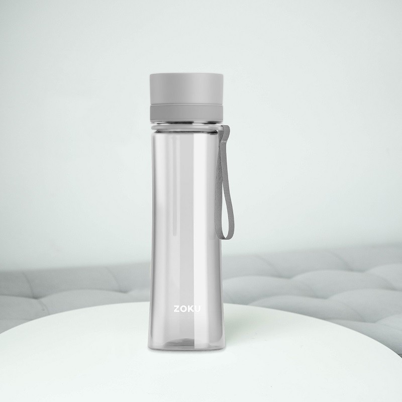 Botella ZOKU 600 ml Clear 💧✨ | Ligera y Resistente