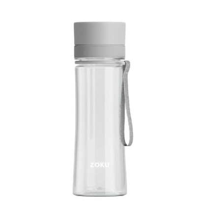 Botella ZOKU 400 ml Clear  | Ligera y Compacta