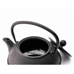 Tetera de Hierro Fundido Bredemeijer Jang 1,1 L Negra con Filtro de Acero