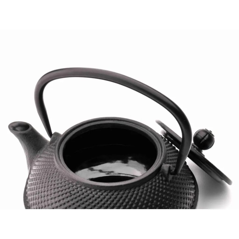 Tetera de Hierro Fundido Bredemeijer Jang 1,1 L Negra con Filtro de Acero
