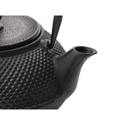 Tetera de Hierro Fundido Bredemeijer Jang 1,1 L Negra con Filtro de Acero