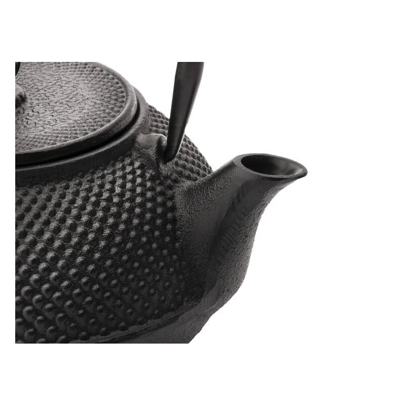 Tetera de Hierro Fundido Bredemeijer Jang 1,1 L Negra con Filtro de Acero