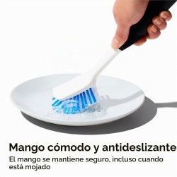 OXO Good Grips Dish Brush 21691 | Cepillo para platos con rascador