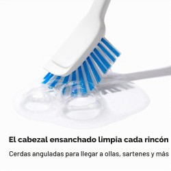 OXO Good Grips Dish Brush 21691 | Cepillo para platos con rascador