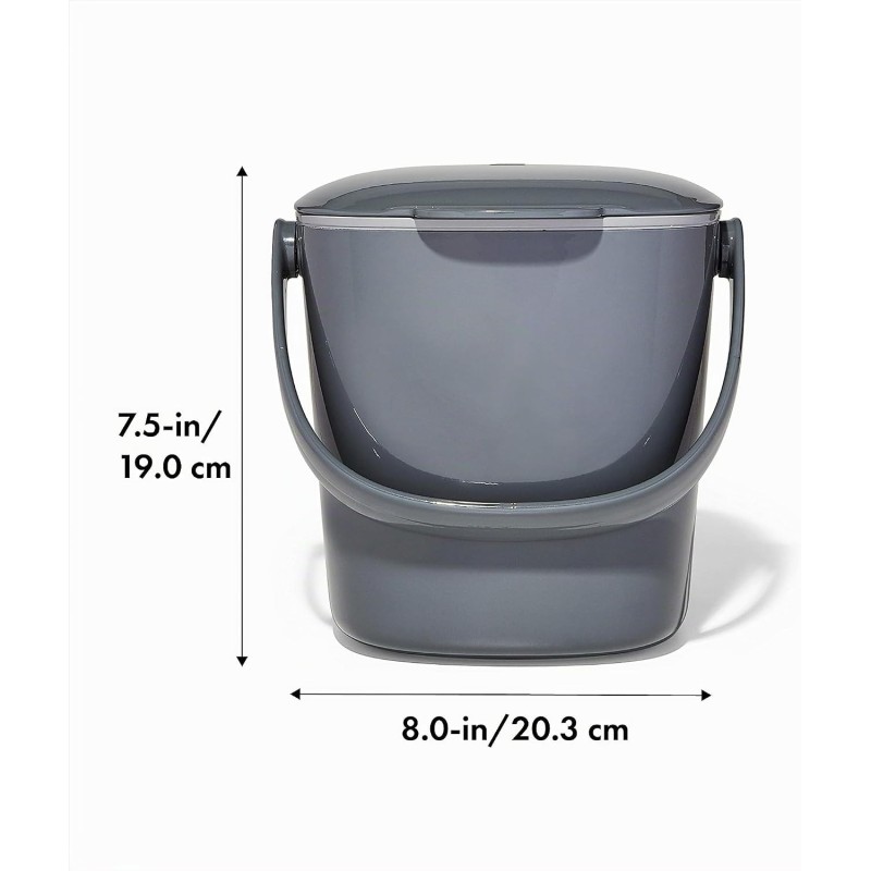 OXO Good Grips Compost Bin 2,83 L Charcoal