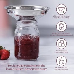 Kilner Easy Fill Embudo de Acero Inoxidable 14,5 cm