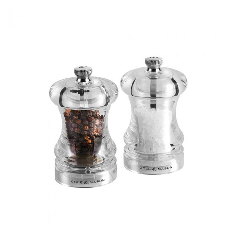 Cole & Mason Capstan acrílico | Molinillo pimienta 11,5 cm