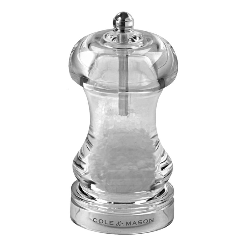 Cole & Mason Capstan acrílico | Molinillo sal 11,5 cm