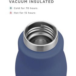 Botella térmica Zoku 750 ml azul marino | Acero inox