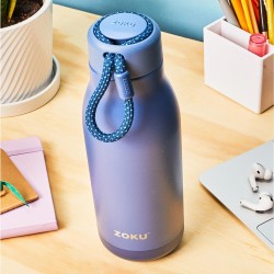 Botella térmica Zoku 750 ml azul marino | Acero inox