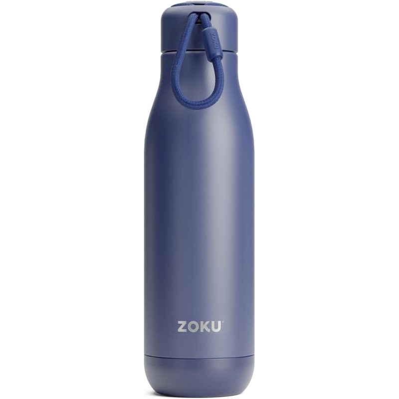 Botella térmica Zoku 750 ml azul marino | Acero inox