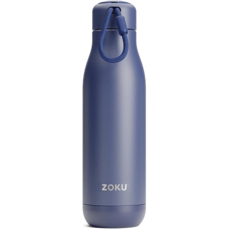 Botella térmica Zoku 750 ml azul marino | Acero inox