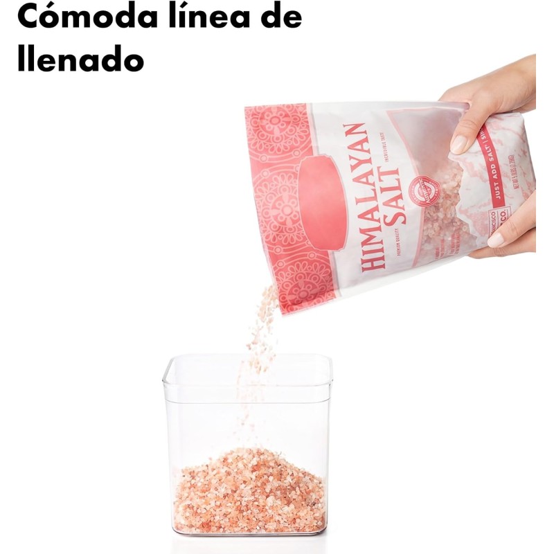 OXO POP rectangular slim 1,1 L | Bote hermético